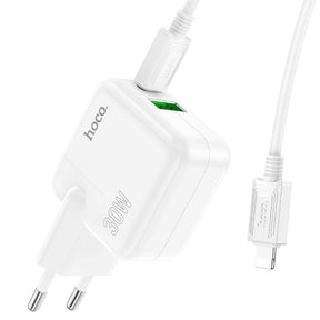 Cargador Hoco C111A PD30W USB-C QC3.0