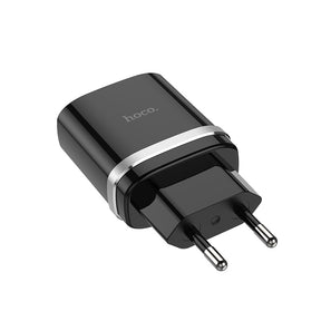 Cargador Hoco C12Q USB-C carga rápida 18W