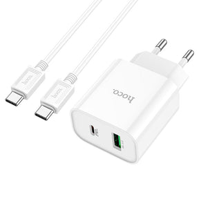 Cargador Hoco C80A rápido PD20W + QC3.0 USB-C