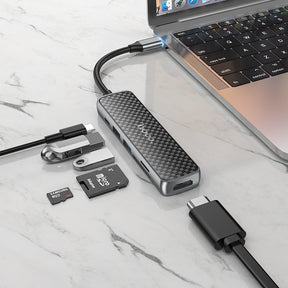 Hub Hoco Hb24  Usb-C multifunción 6 en 1 4k