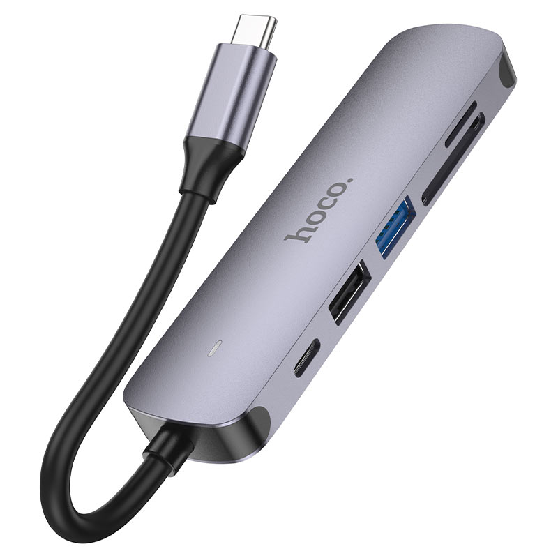 Hub Hoco HB28 USB-C to HDTV+USB3.0 +USB2.0+SD