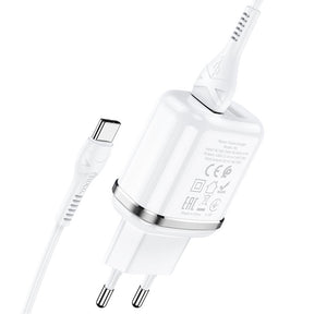 Cargador Hoco N4  USB a USB-C 2.4A