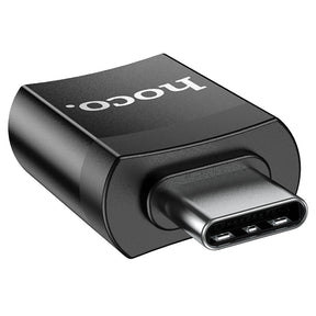 Adaptador convertidor Hoco AU17 USB-C a USB