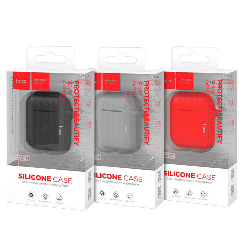 Funda protectora de silicona Hoco WB10 para Airpods 1 / 2