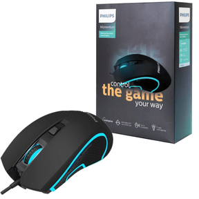 Mouse Gamer Philips Momentum SPK9413 6 botones