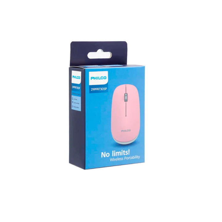 Mouse Philco  inalámbrico rosado 29PPR7305P