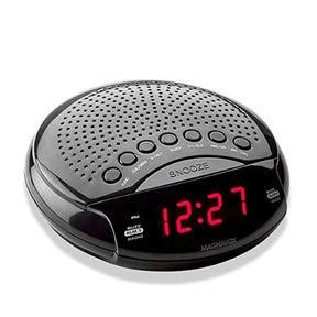 Radio reloj Magnavox AM/FM Digital PLL Negro