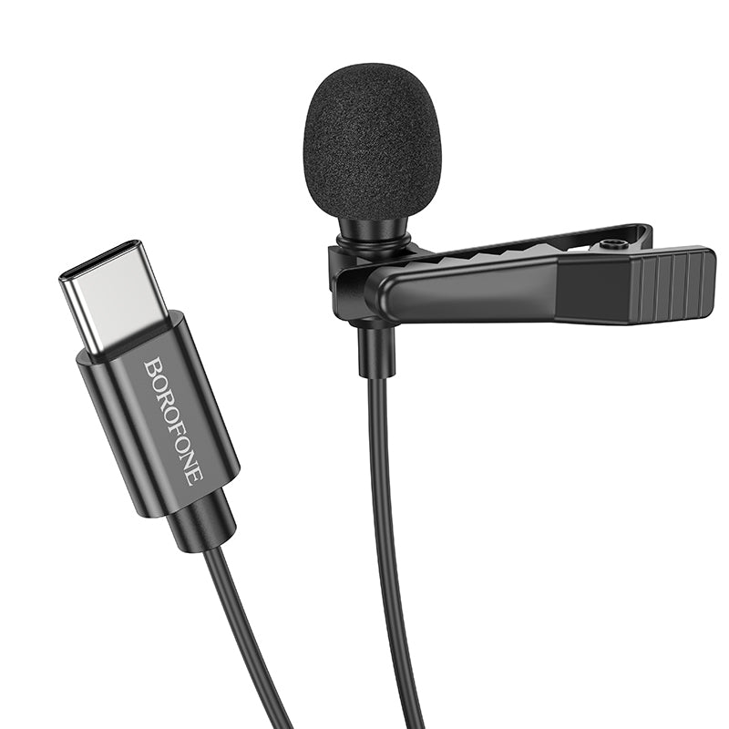 Micrófono Lavalier Borofone BFK11 USB-C 2M