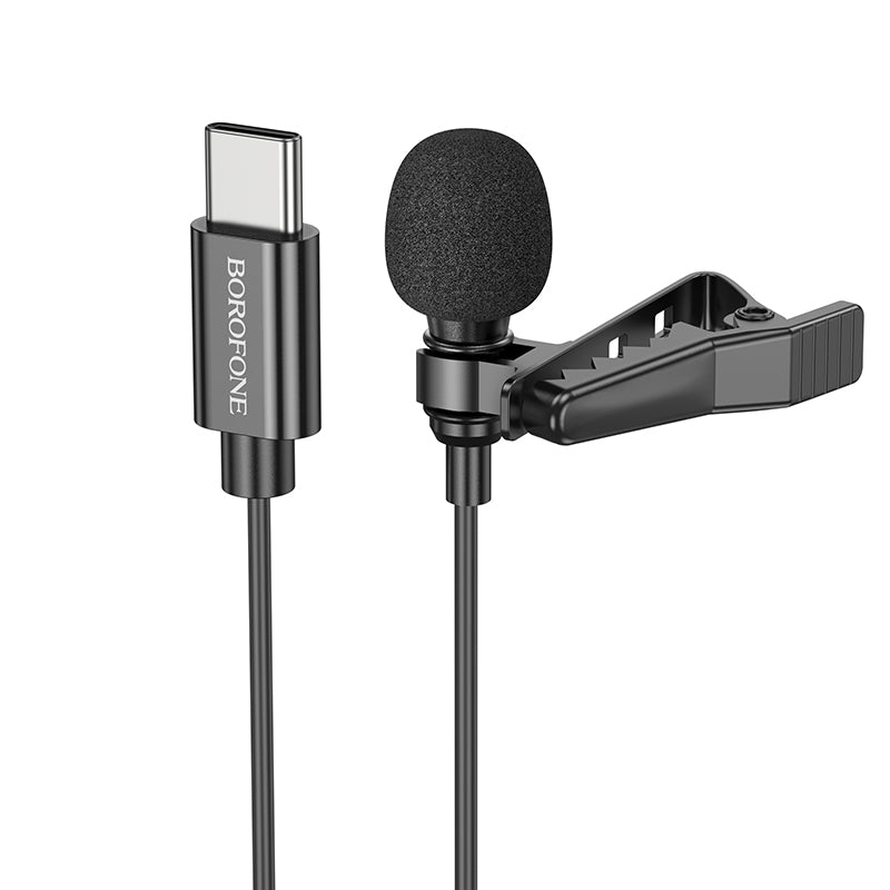 Micrófono Lavalier Borofone BFK11 USB-C 2M