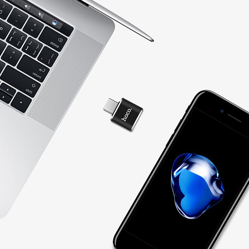 Adaptador  convertidor Hoco UA5  USB-C a USB